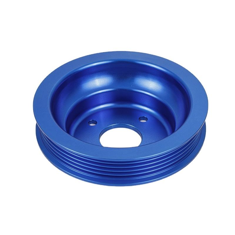 CNC Machining ขนาดใหญ่เส้นผ่านศูนย์กลางอลูมิเนียม V-belt Pulley